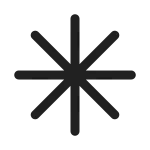 Text Asterisk SVG Icon